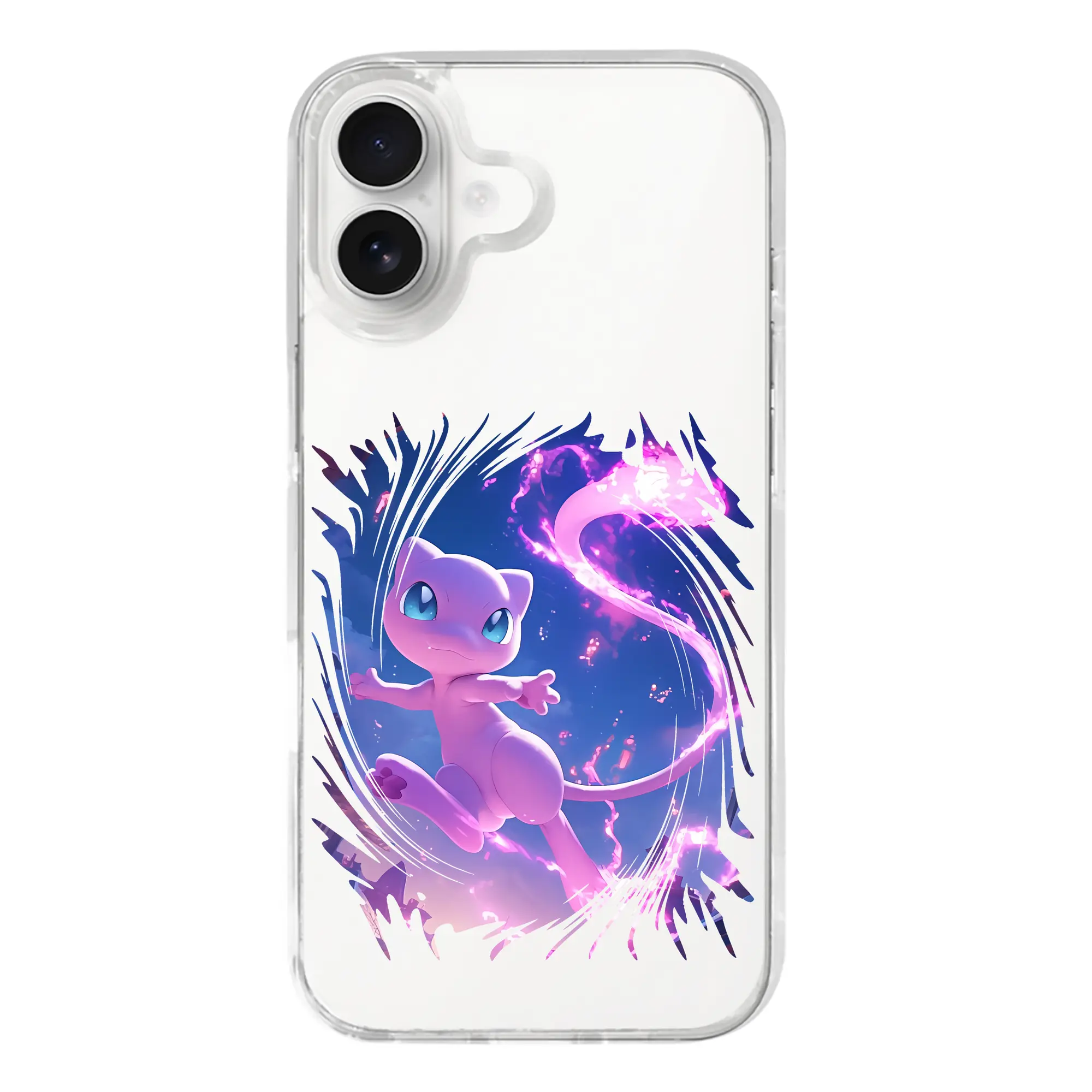 ポケモン グッズ,ミュウ - iPhone 17シリーズ 透明スマホケース – 薄型・耐衝撃・精密フィット保護カバー